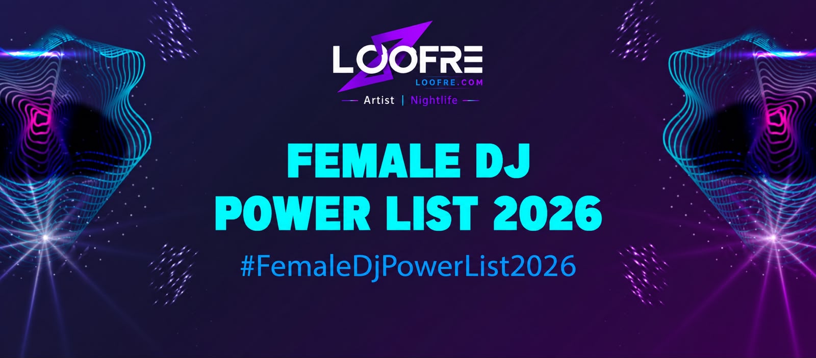 Female DJ Awards 2026 Banner Female DJ Awards 2026 Banner